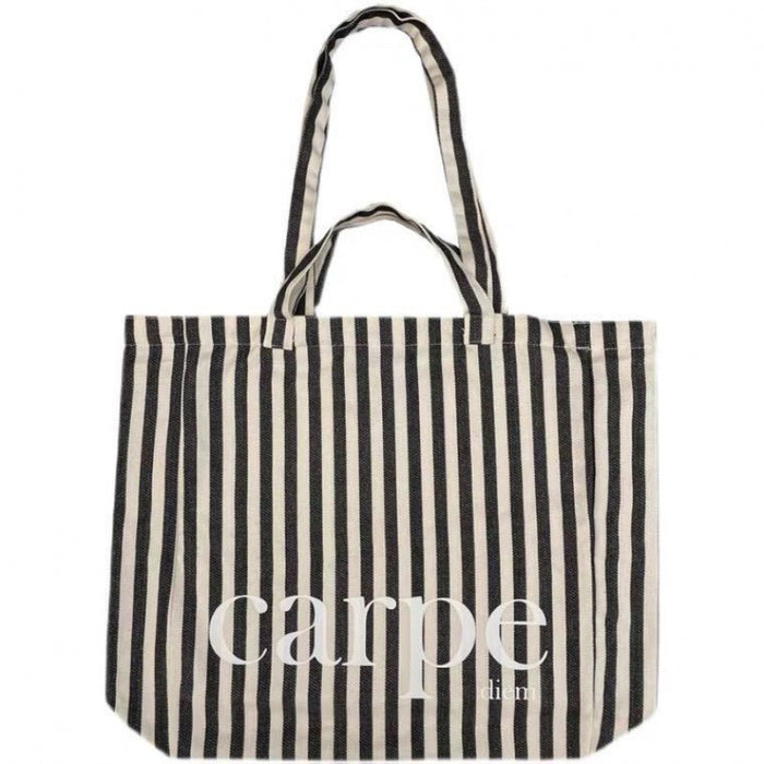 Wholesale Large Capacity All-match Striped Tote Bag Shoulder