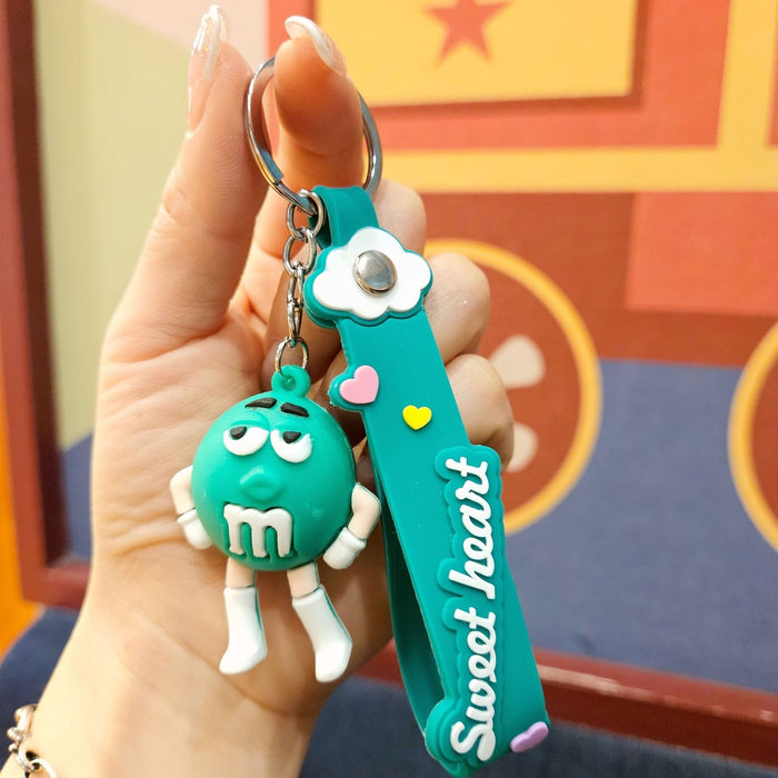 Wholesale Cartoon Doll Silicone Keychain JDC-KC-YiZhuo009