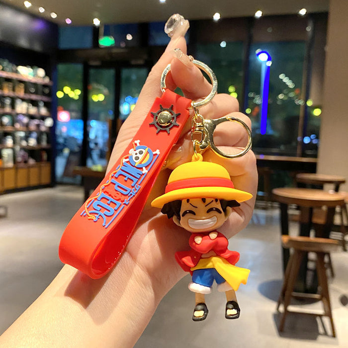 Wholesale Metal Keychain Cartoon Anime Cosplay Bag Charm Gift for Car Key Accessory MOQ≥2