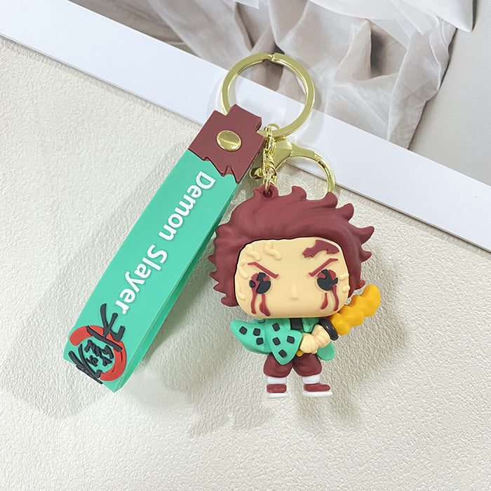 Wholesale Cute Anime Backpack Charm Keychain