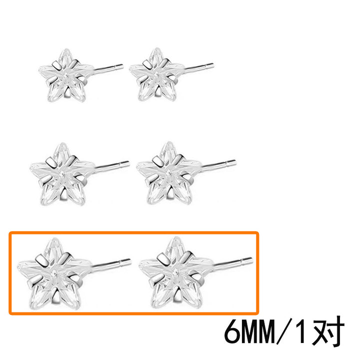 Wholesale Zircon earrings are small and delicate, with delicate overlapping earrings