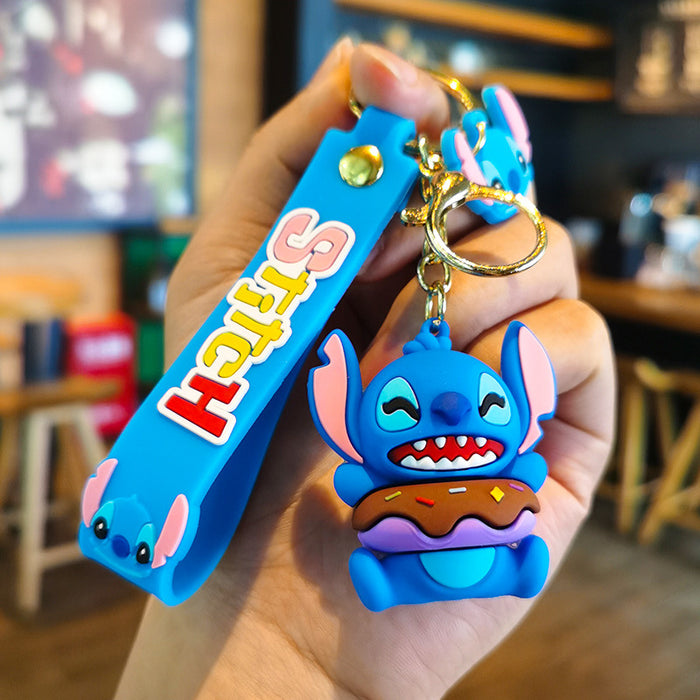 Wholesale Rubber Cartoon Doll Three-dimensional Keychain JDC-KC-Tingm119