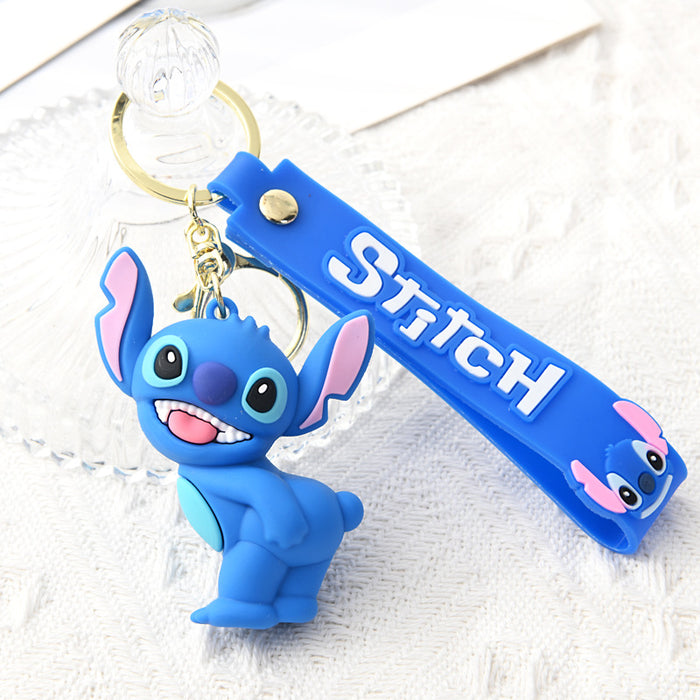 Wholesale  Cartoon  Keychain Soft  Key Pendant Couple Small Gift