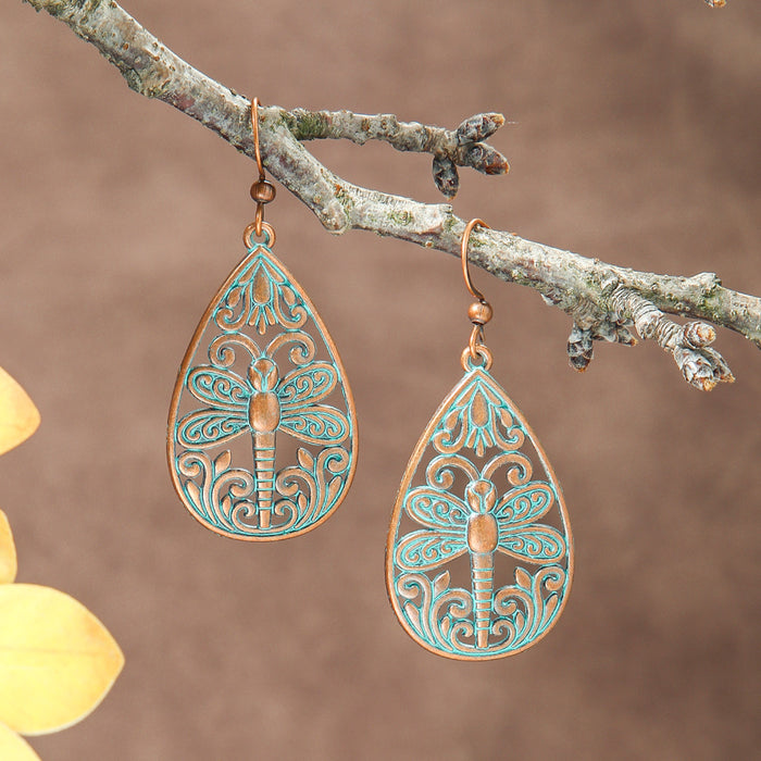 Wholesale Bohemian Geometric Tassel Earrings Set - Zinc Alloy Electroplated Boutique Resale Jewelry