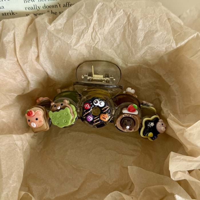 Wholesale Cute Animal Large Grab Hair Clips