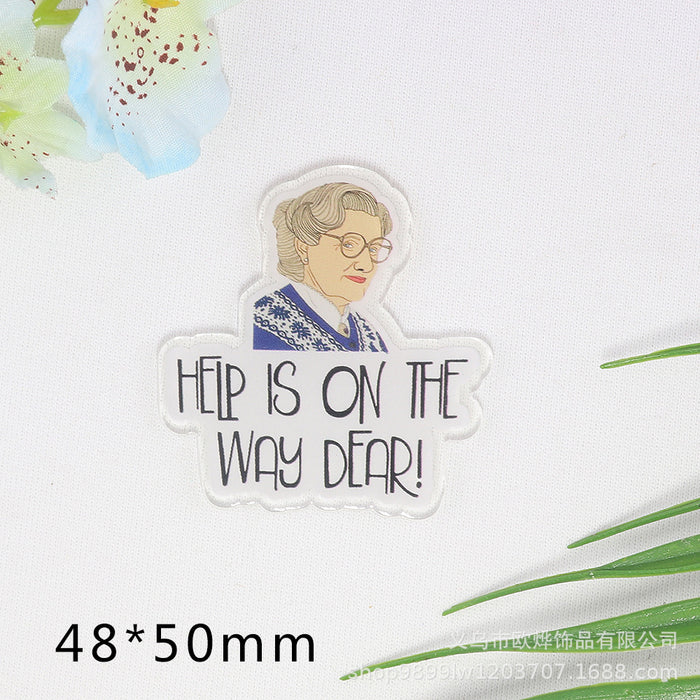 Wholesale Cartoon Organ Acrylic Pin DIY Patch Accessories JDC-FK-OuYie010