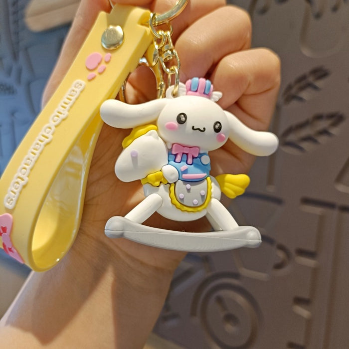 Wholesale Cartoon Doll Silicone Keychain JDC-KC-MingT075