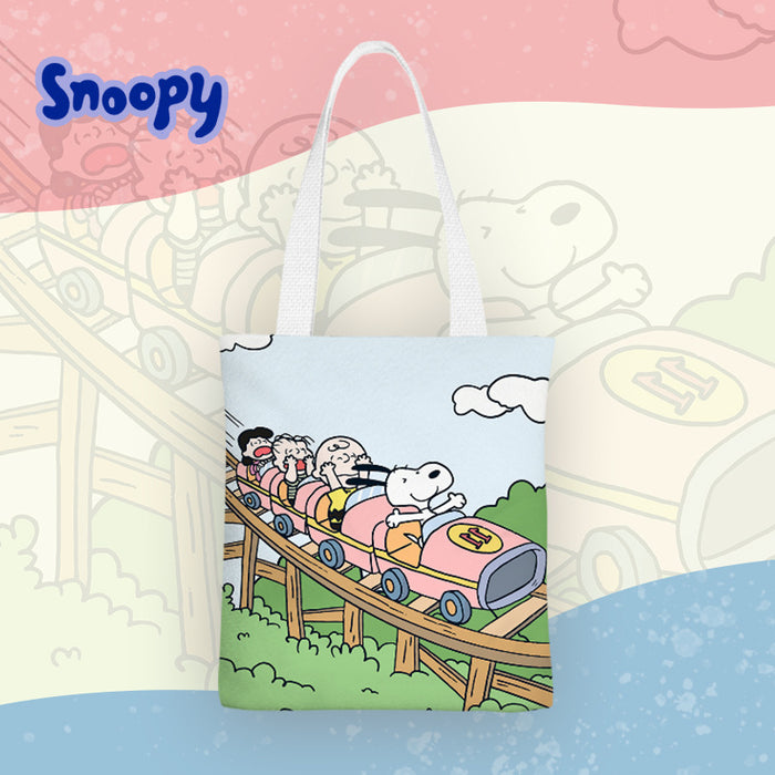 Wholesale Cute cartoon pattern canvas shoulder bags