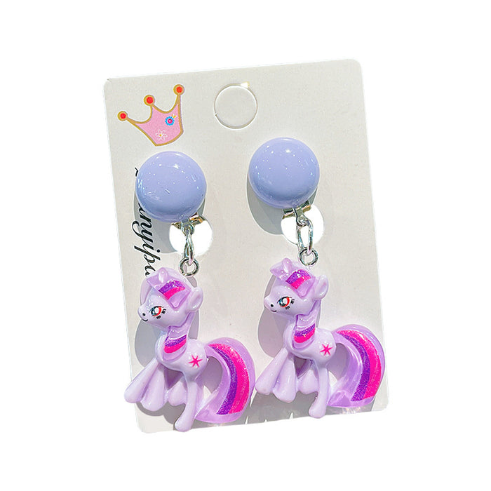 Wholesale  Children's Ear Clip Cartoon Ear Holes Jewelry Earrings  Girls' Earrings Jewelry