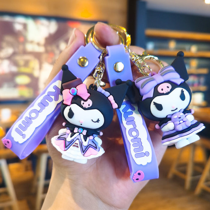 Wholesale Cartoon Doll Silicone Keychain JDC-KC-Tingm275