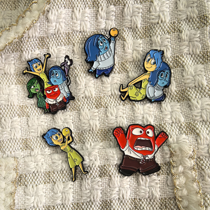 Wholesale Cute cartoon style creative personality film and television cartoon alloy brooch