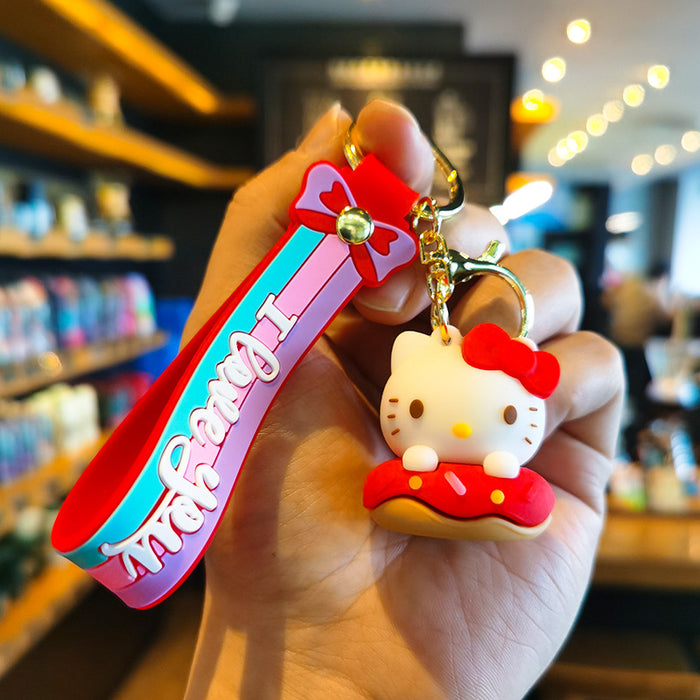 Wholesale Silicone Cartoon Doll Keychain JDC-KC-Tingm153