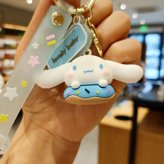 Wholesale Cartoon Doll Silicone Keychain JDC-KC-SuCheng003