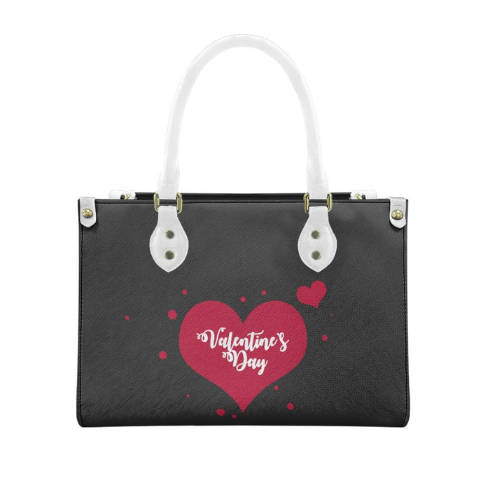 Wholesale Valentine's Day Gift Printed Hand Bag Black Bottom Crossbody Bag Love Handbag Shoulder Bag