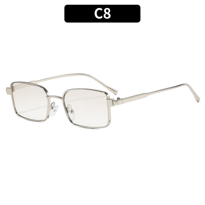 Wholesale Metal Cat-Eye Retro Square Sunglasses Gold Frame Gray Lenses UV400 for Women Party Outdoor Driving