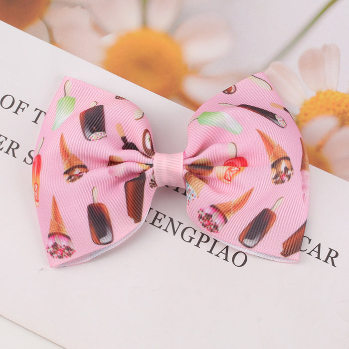 Wholesale Children's Bow Hairpin Sweetheart Cute JDC-HC-Danz001