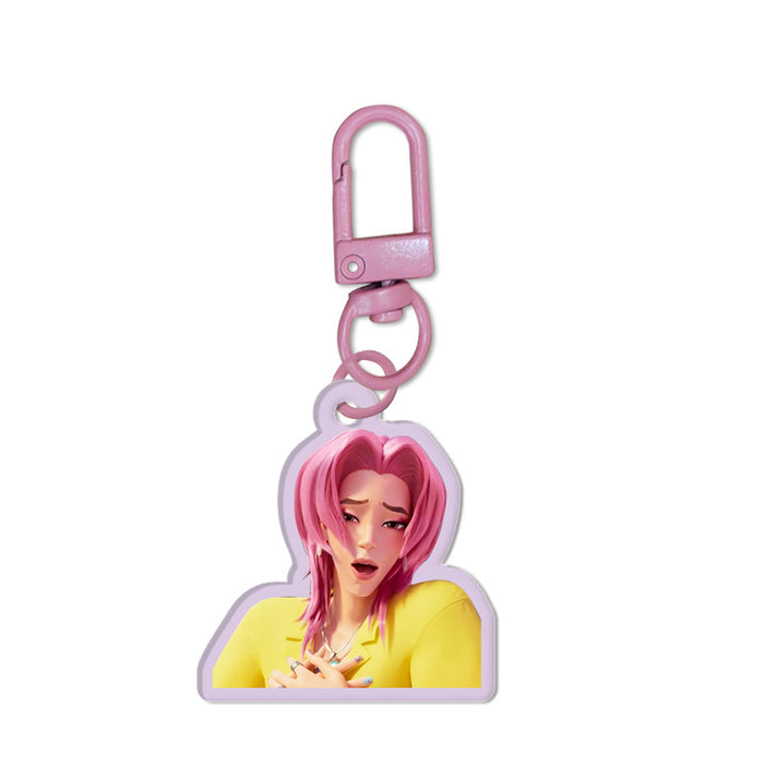 Wholesale 12pcs Custom Acrylic Cartoon Anime Double-Sided Keychain