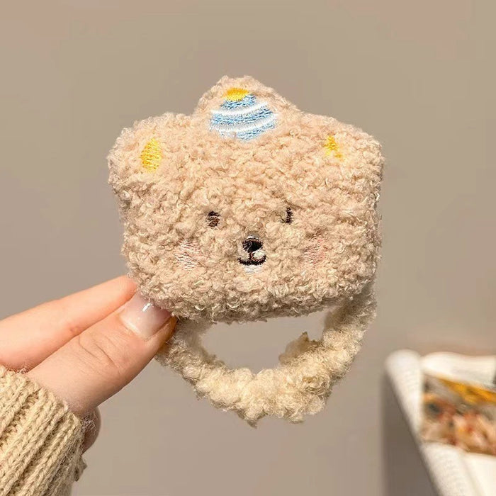 Wholesale plush bear Hair Scrunchies