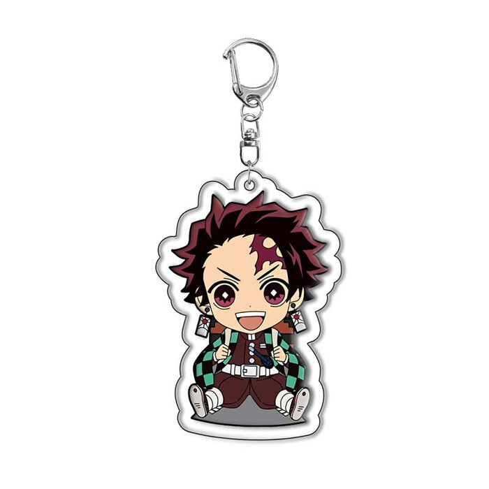 Wholesale Anime character acrylic keychain pendant