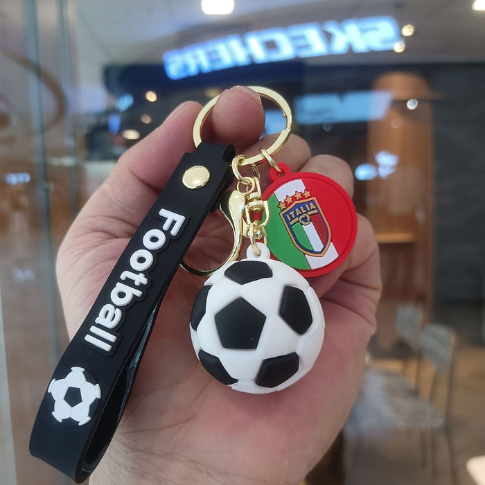 Wholesale Cartoon Football Commemorative Keychain