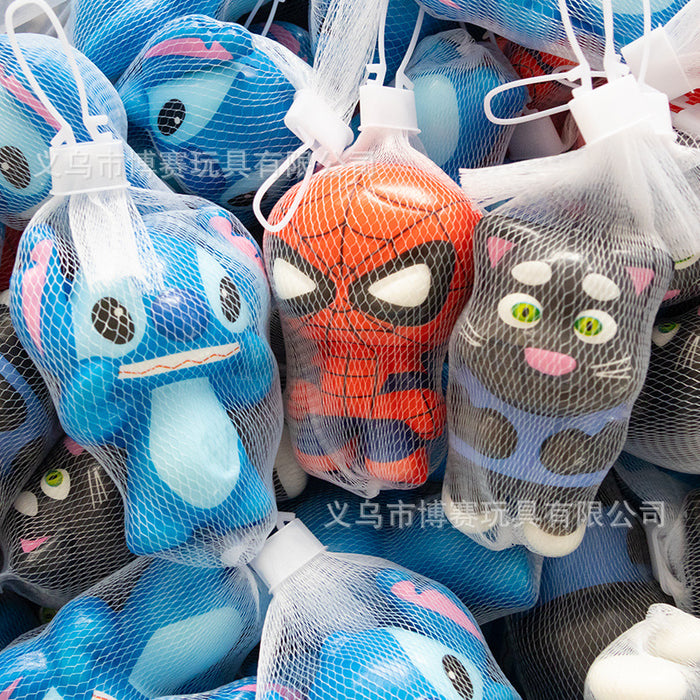 Wholesale 7pcs/set Decompression Internet celebrity hot-selling decompression children' s toy slow rebound pinch