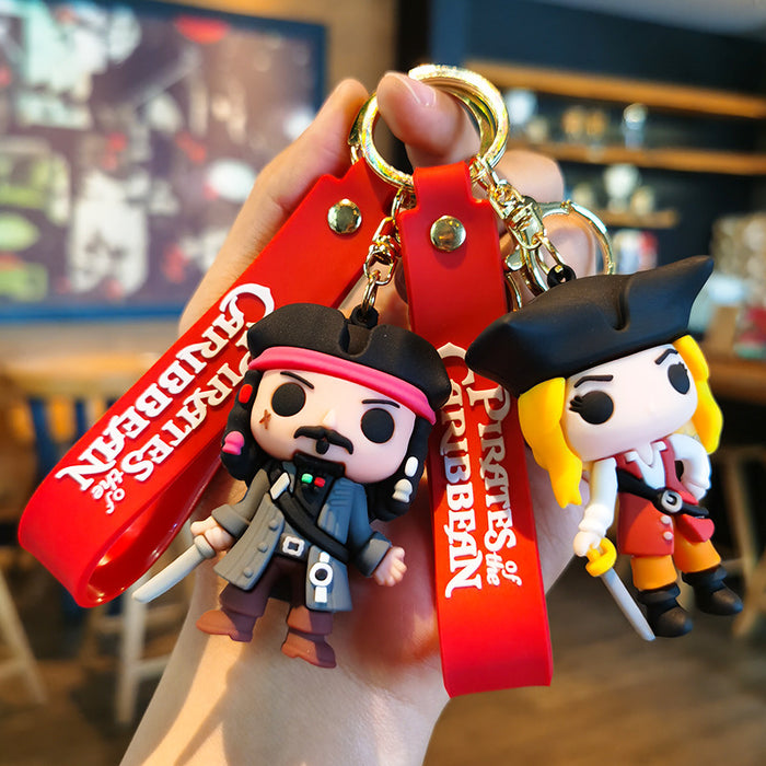 Wholesale Cartoon Doll 3D Rubber Keychain JDC-KC-Tingm055