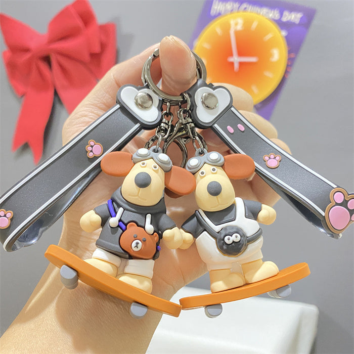 Wholesale PVC Cartoon Doll Keychain JDC-KC-WuYi021