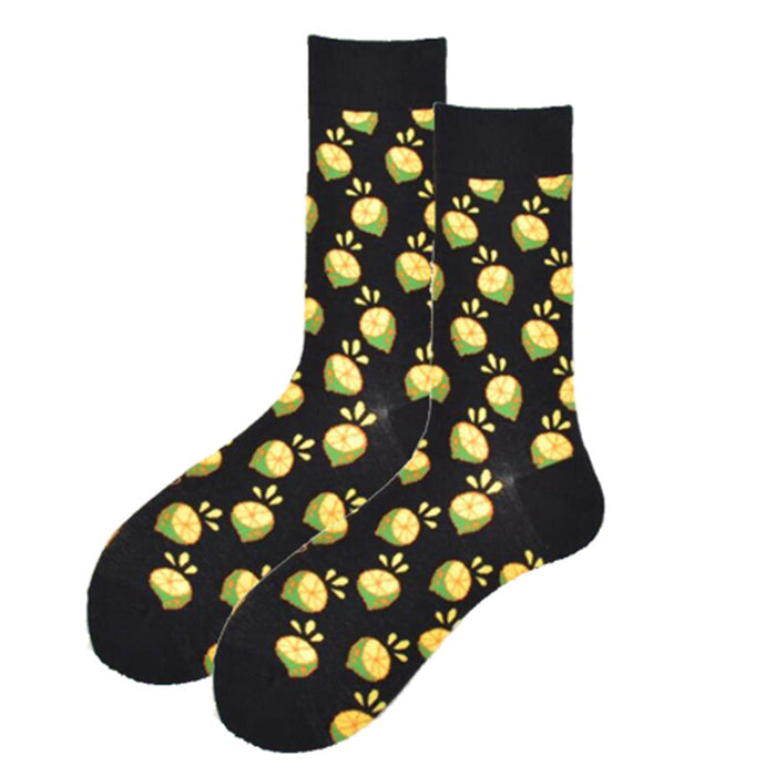 Wholesale Happy Socks Fruit Series Men and Women Socks Mid-tube Socks JDC-SK-CG016