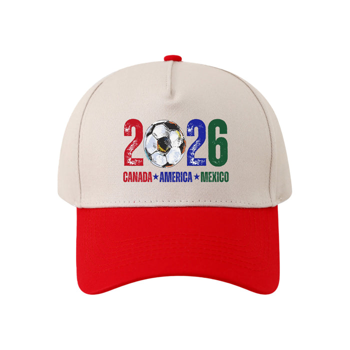 Wholesale World Cup Printed Outdoor Sun Hat Baseball Cap