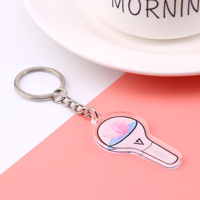 Wholesale Idol Acrylic Double Sided Transparent Keychain JDC-KC-RuiYuan002