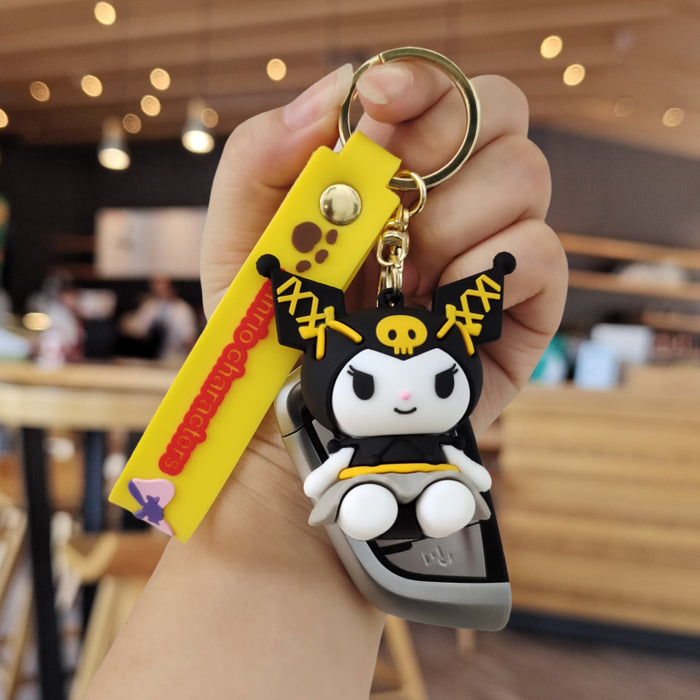 Wholesale Cartoon Doll Silicone Keychain (S) JDC-KC-ZhuoRan007