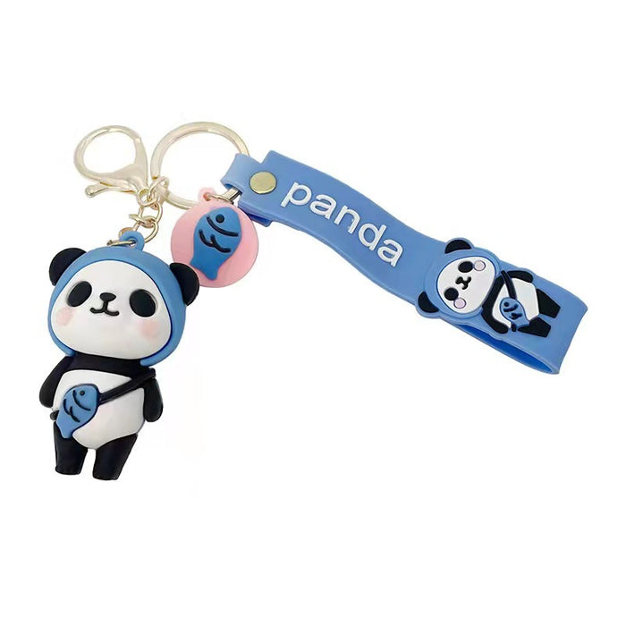 Wholesale Fruit Panda Keychain Pendant Creative Cartoon JDC-KC-ZT002