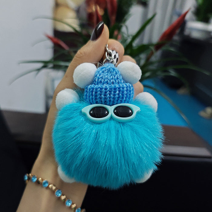 Wholesale Plush Briquette Cartoon Keychain JDC-KC-Shimin004