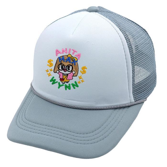 Wholesale Cotton Embroidered Trucker Hat Summer Mesh Cap Baseball Cap JDC-FH-HaiPu003