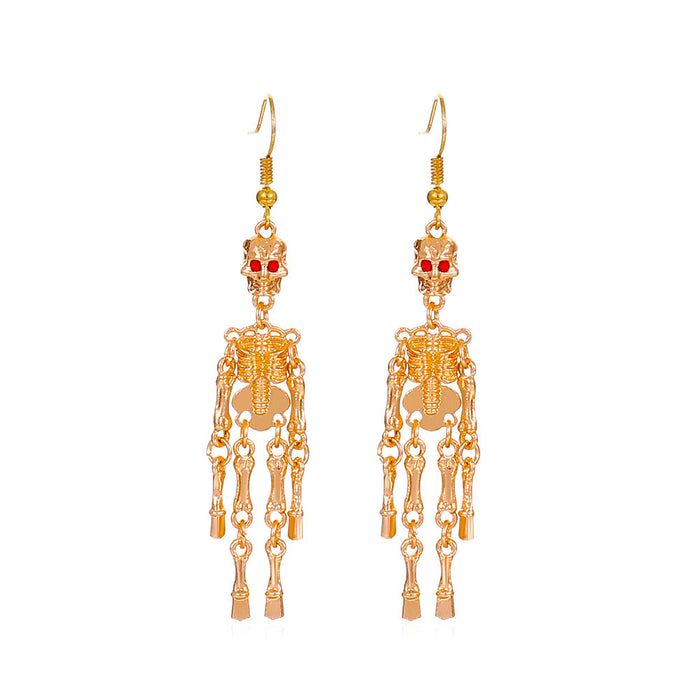 Wholesale Skull Earrings Women Hollow Ghost Skeleton Earrings Halloween Earrings