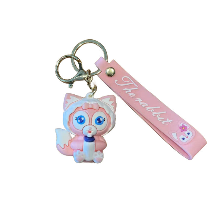 Wholesale Cartoon Silicone Doll Keychain JDC-KC-MingT116