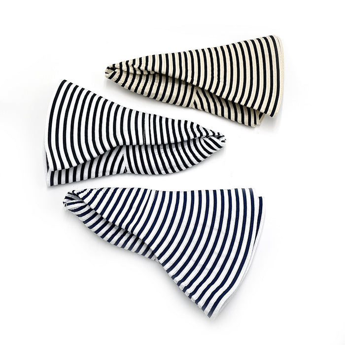 Wholesale Striped fisherman hat women summer sun hat retro fashion sun protection bucket hat