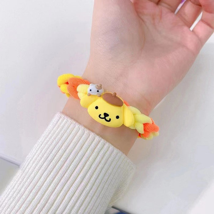 Wholesale Cartoon Braided Fabric Hair Tie JDC-HS-Weiye002