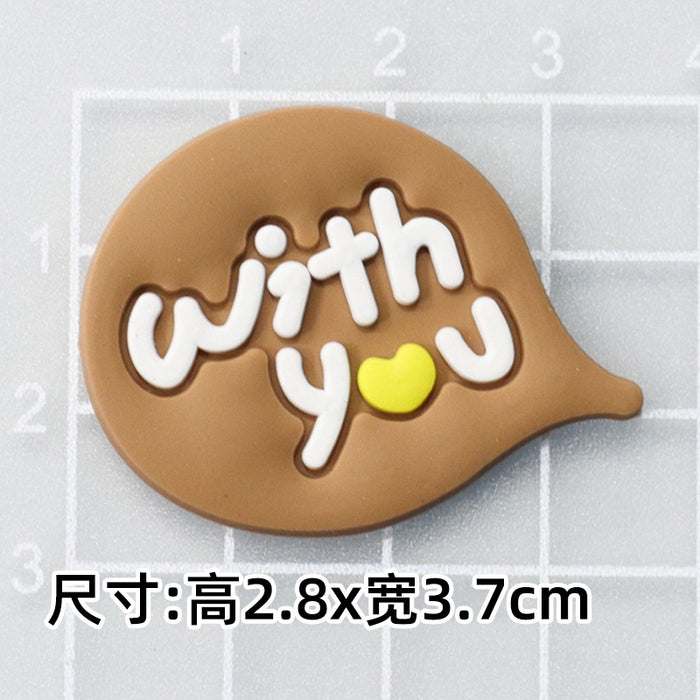 Wholesale 10pcs Capybara soft rubber decoration handmade DIY accessories mobile phone case slippers buckle cup stickers