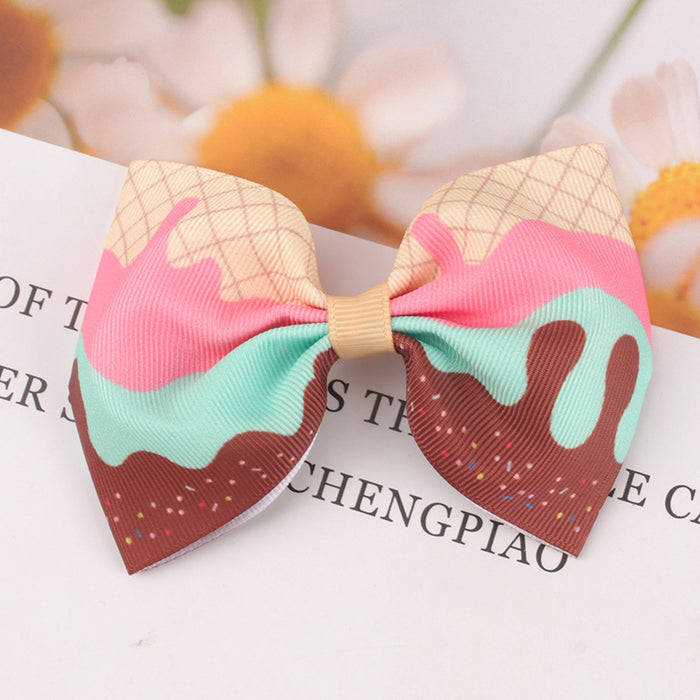 Wholesale Children's Bow Hairpin Sweetheart Cute JDC-HC-Danz001