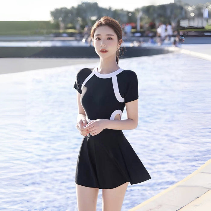 Wholesale New high-end one-piece swimming pool exclusive hot spring conservative swimsuit