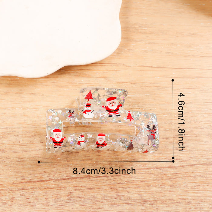 Wholesale Square Christmas themed ornament clip