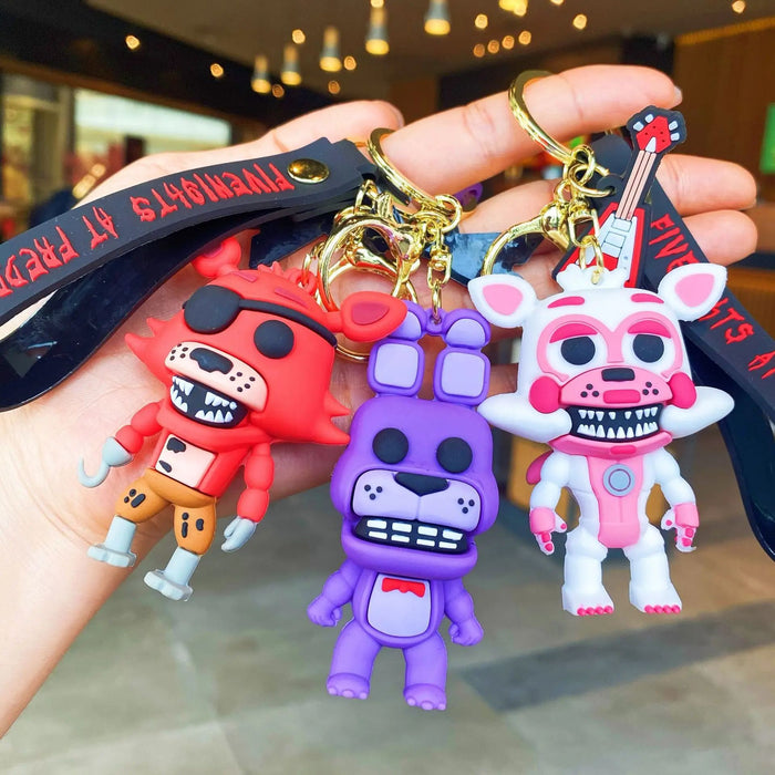 Wholesale Cartoon Silicone Doll Keychain JDC-KC-QiChao051