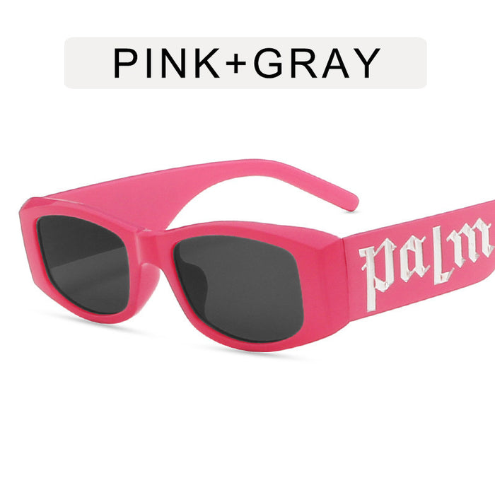 Wholesale Sunglasses with a high-end feel, letter sunglasses, personalized retro glasses