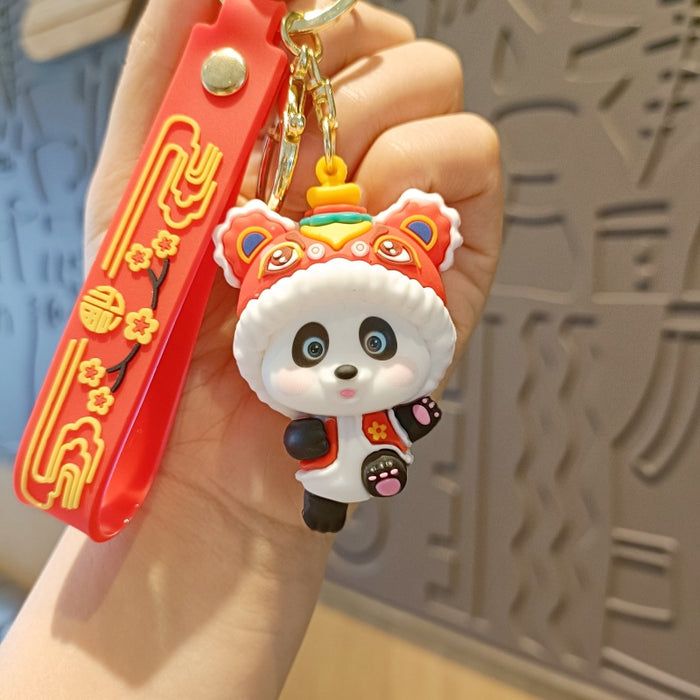 Wholesale Cute 3D Doll Silicone Keychain JDC-KC-MingT133