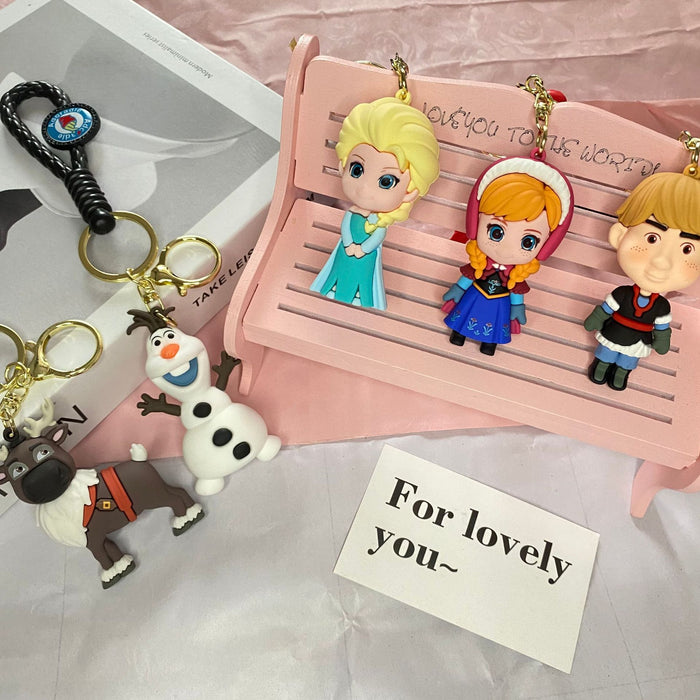 Wholesale Silicone Cartoon Doll Keychain JDC-KC-MingT098