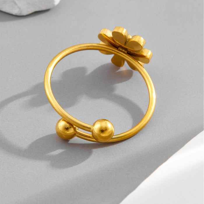 Wholesale Ring jewelry with an open mouth ring, light luxury and high-end jewelry