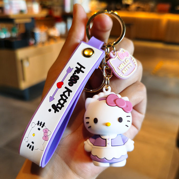 Wholesale Cartoon Doll Silicone Keychain JDC-KC-Tingm203