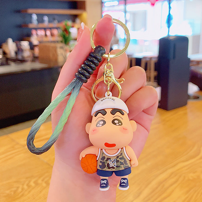 Wholesale Cartoon Silicone Doll Keychain JDC-KC-MingT256