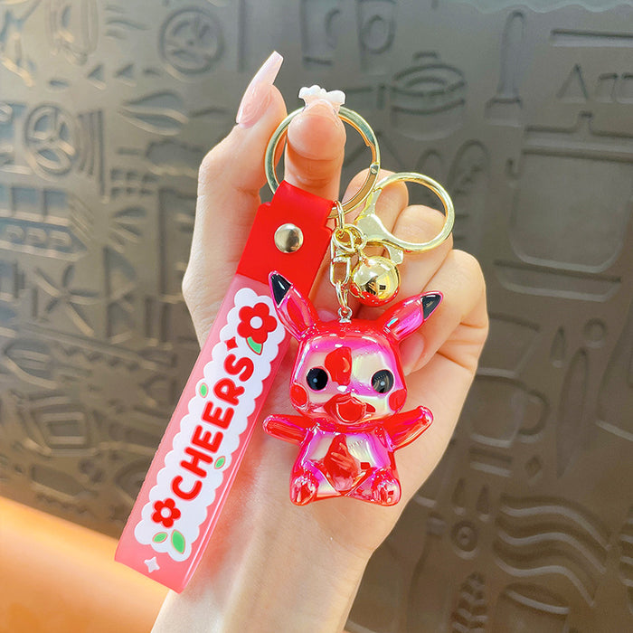 Wholesale Acrylic Glossy Mini Doll Keychain JDC-KC-YanG040